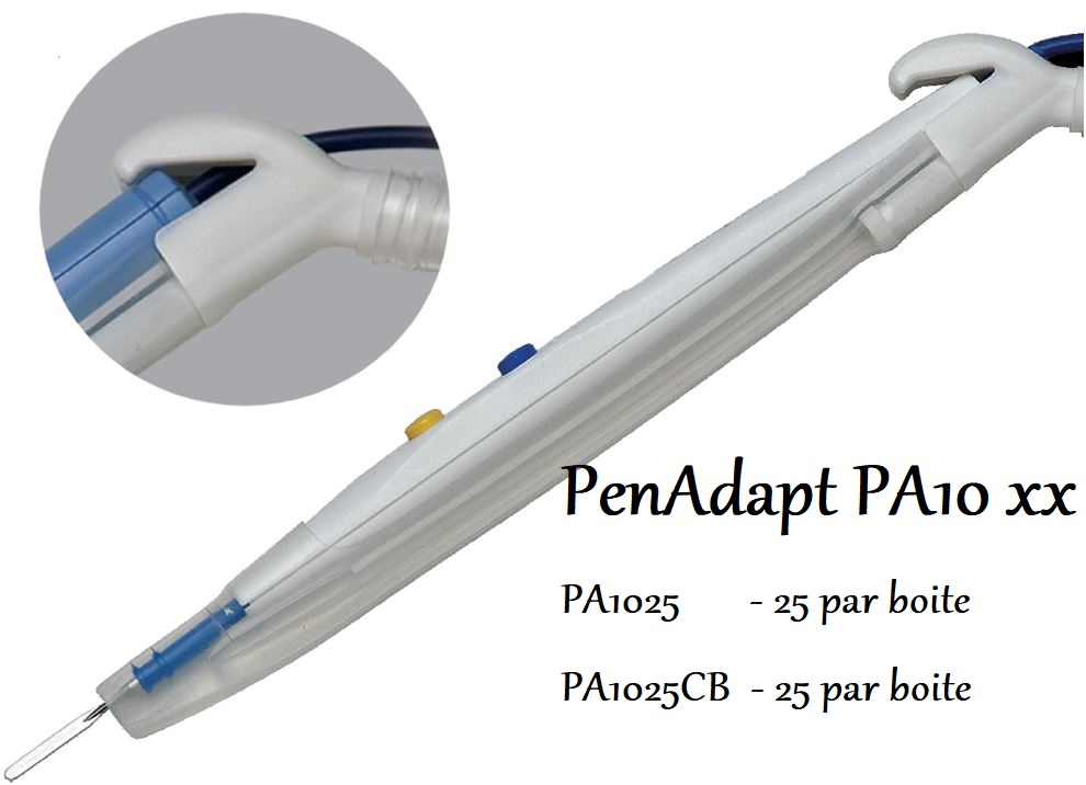 Tubulure d'aspiration pour bistouri électrique Type PenAdapt PA10